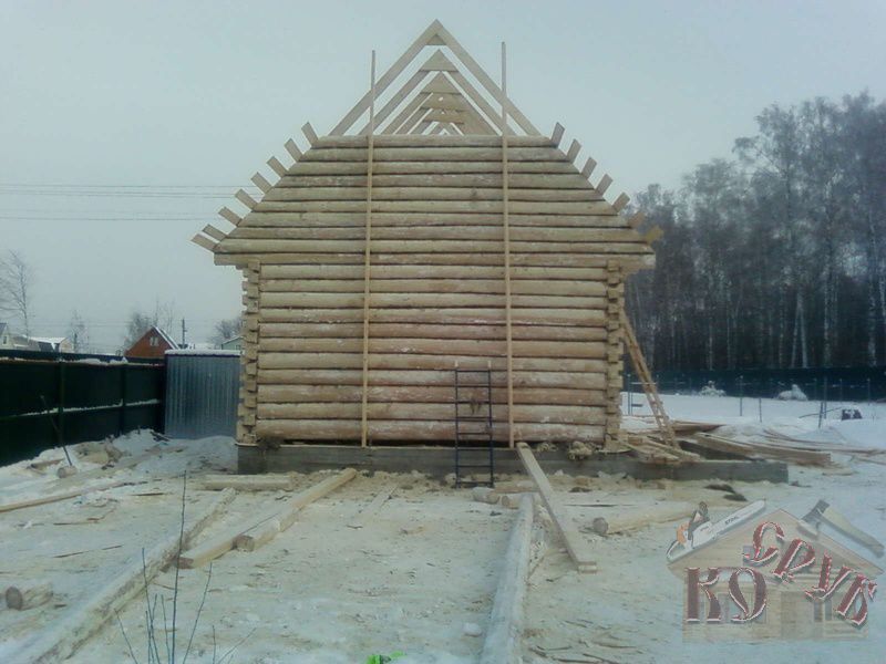 Cруб дома 6х9, Михнево