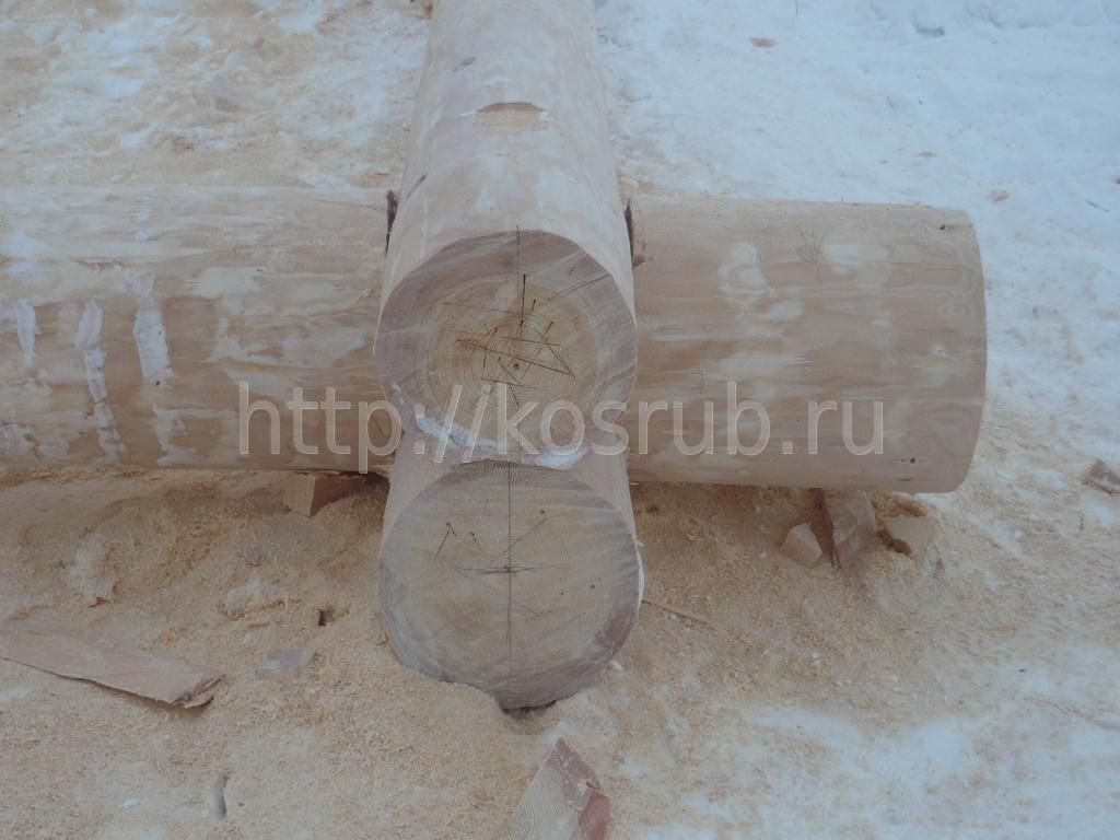 Дом из строганного бревна