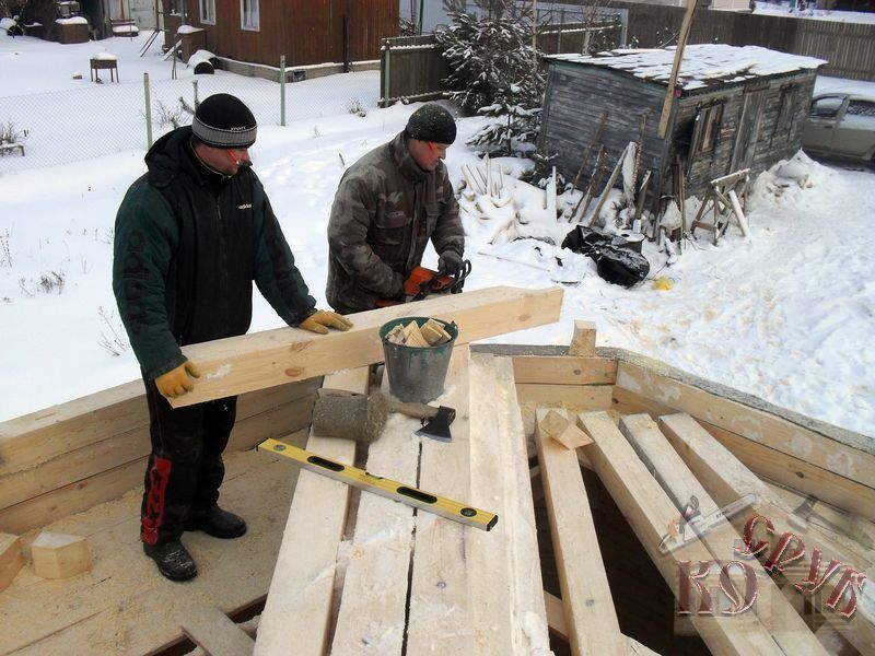 Дом из бруса под ключ с эркером