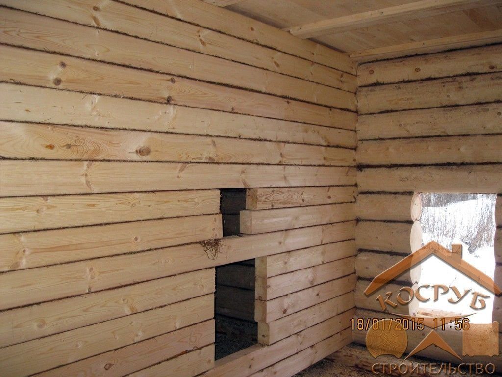Баня из бревна 5х5