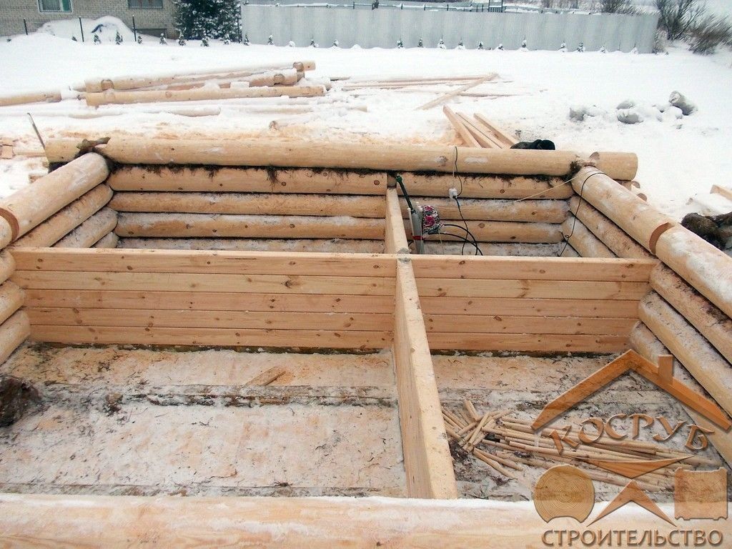 Дом из строганного бревна 1,5 этажа