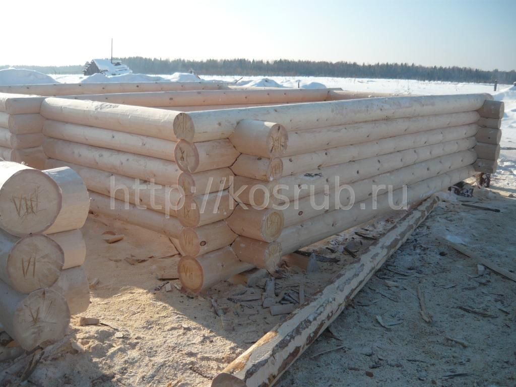Дом из строганного бревна