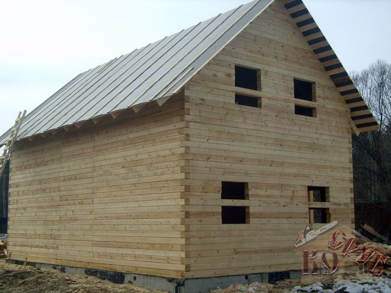 Дом из профилированного бруса 6х10