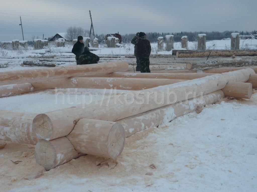 Дом из строганного бревна