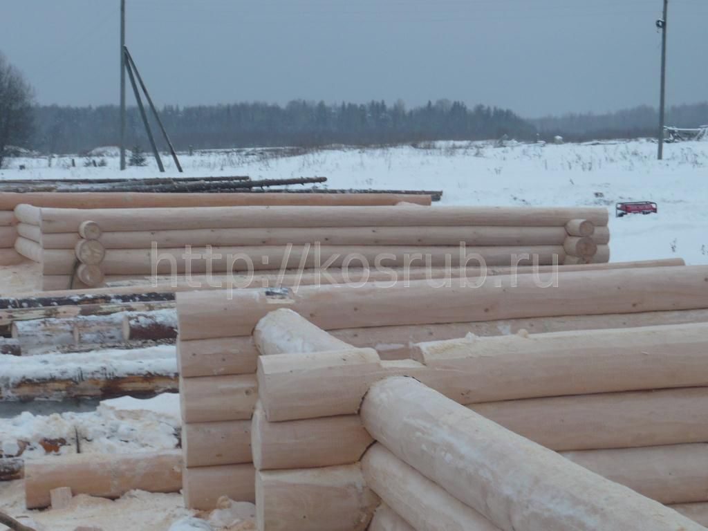 Дом из строганного бревна