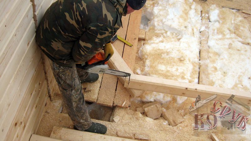 Строительство дома из профилированного бруса