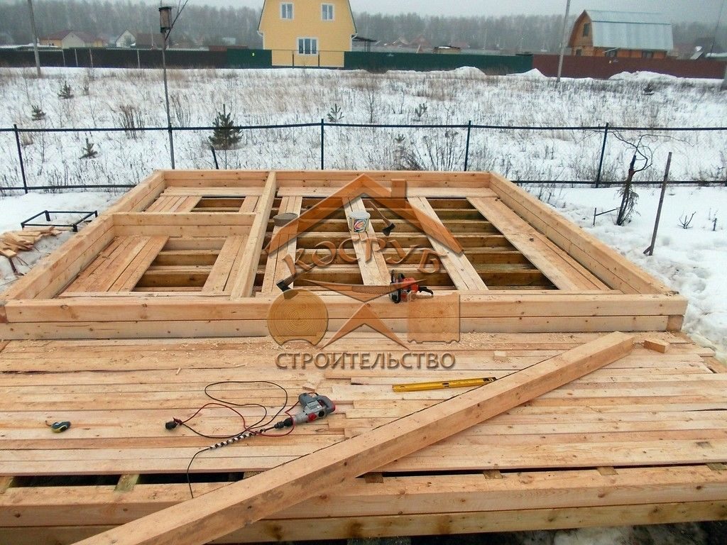 Одноэтажный дом из бруса 6х6