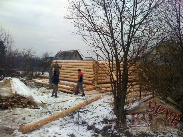 Дом из бревна 6х6