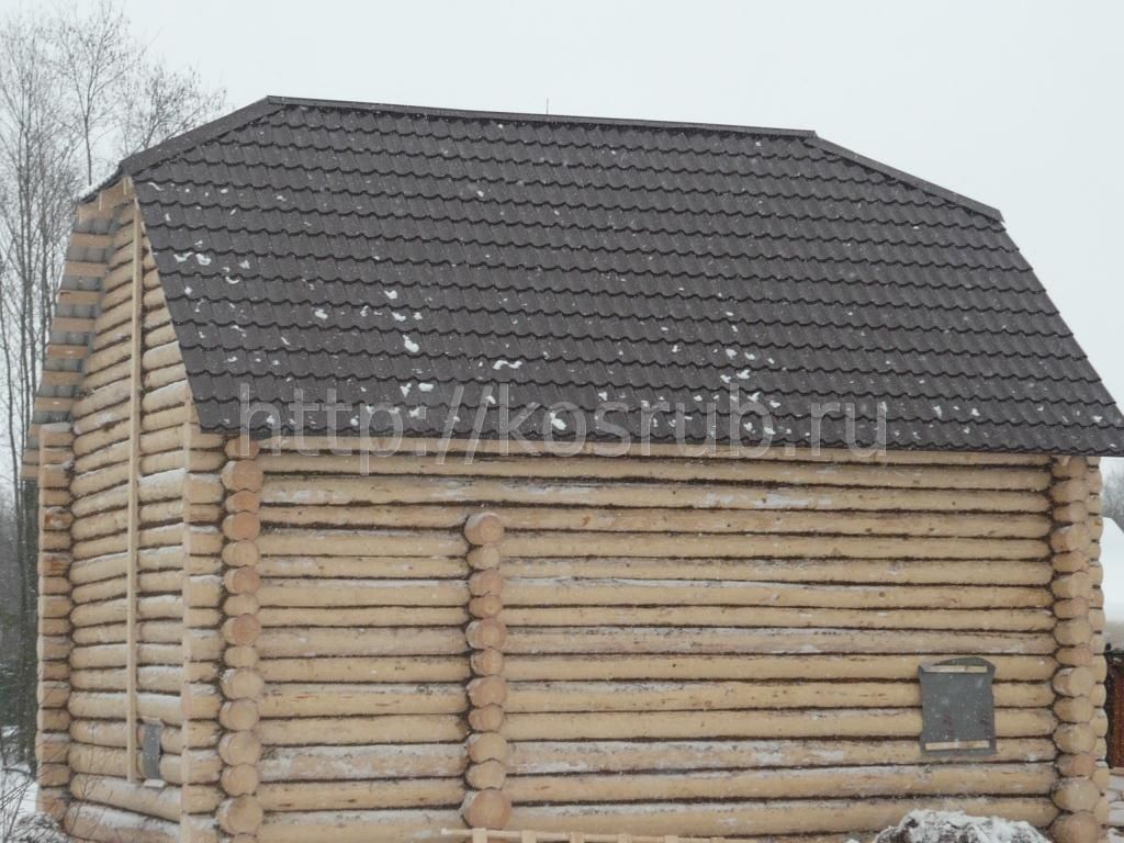 Дом из строганного бревна